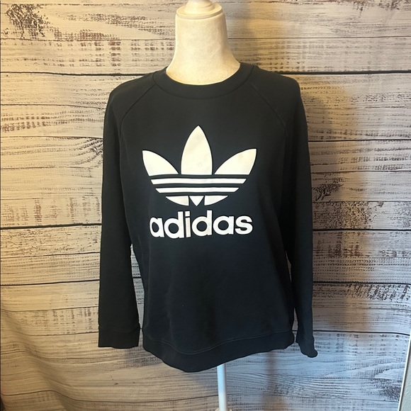 adidas Sweaters - Women Adidas Black crewneck size large